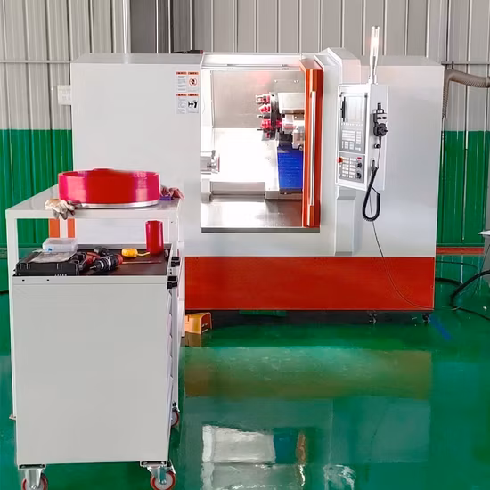 Máquina para fabricar sellos de aceite de caucho PU NBR, gran oferta, alta precisión, solución de torno giratorio CNC, máquina para fabricar sellos con Software